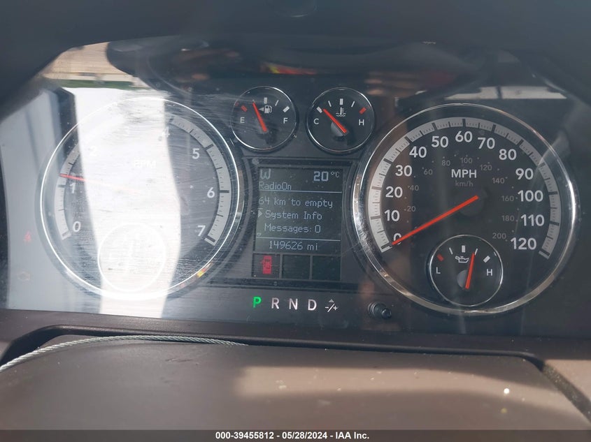 2009 Dodge Ram 1500 Slt/Sport/Trx VIN: 1D3HB13T49J508009 Lot: 39455812