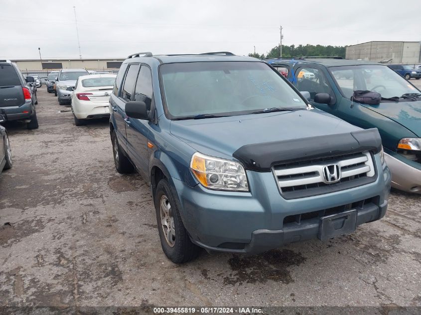 2006 Honda Pilot Ex-L VIN: 5FNYF28556B040937 Lot: 39455819