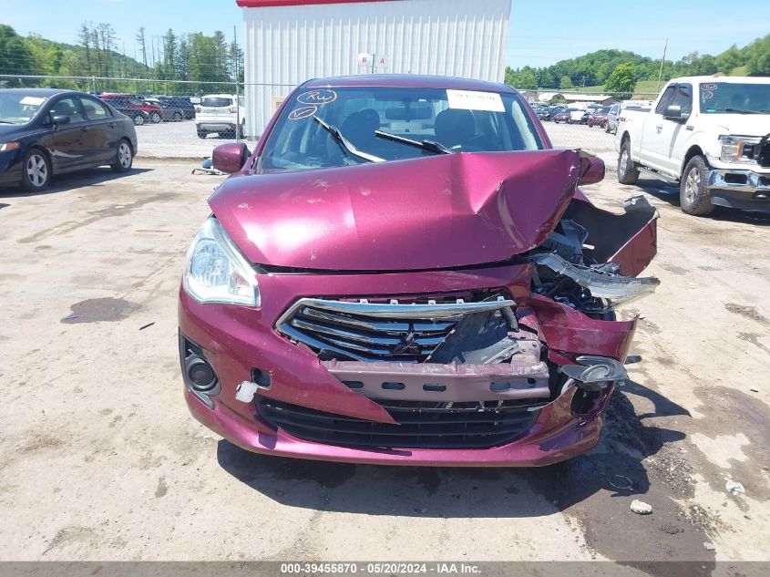 2019 Mitsubishi Mirage G4 Es VIN: ML32F3FJ6KHF04197 Lot: 39455870