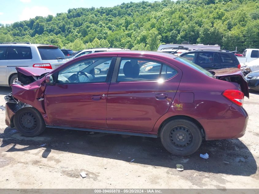 2019 Mitsubishi Mirage G4 Es VIN: ML32F3FJ6KHF04197 Lot: 39455870