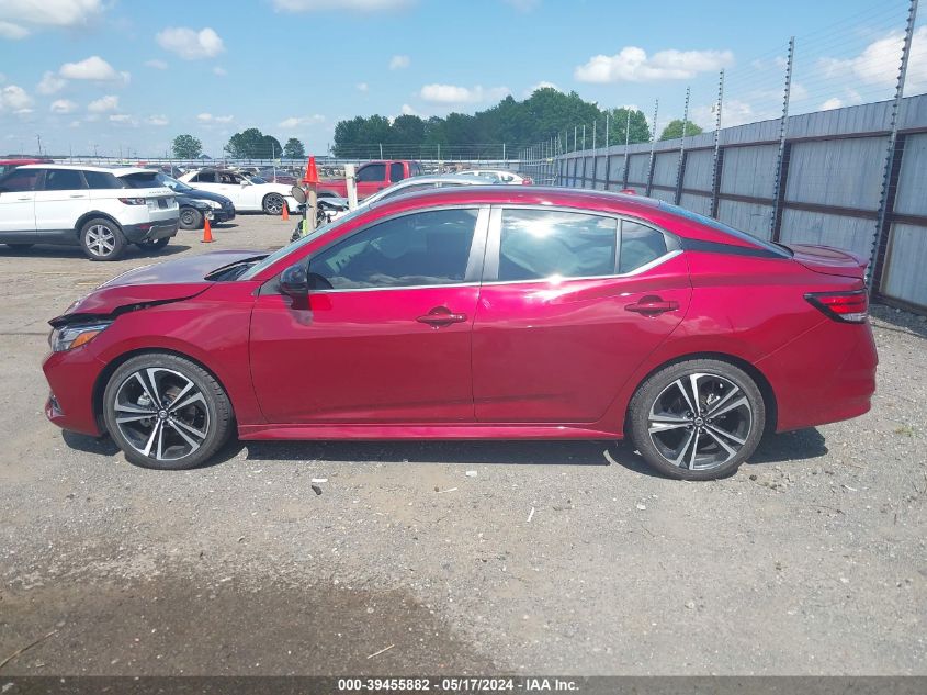 2021 Nissan Sentra Sr Xtronic Cvt VIN: 3N1AB8DV1MY273434 Lot: 39455882