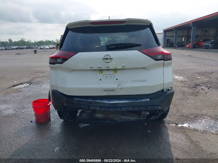 2021 Nissan Rogue Platinum Fwd VIN: JN8AT3DC7MW105773 Lot: 39455886