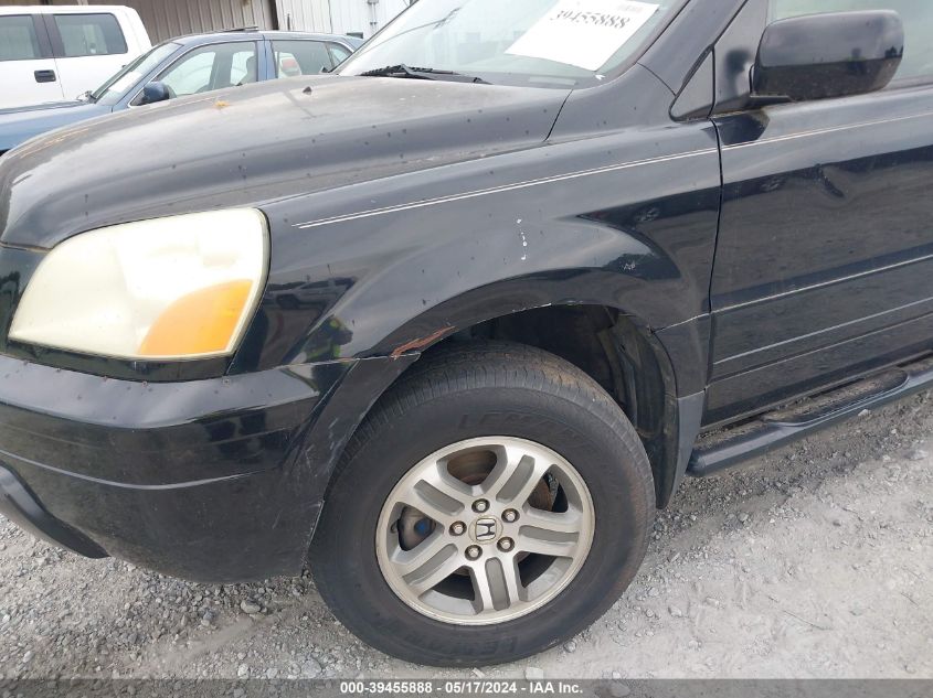 2004 Honda Pilot Ex-L VIN: 5FNYF18504B011885 Lot: 39455888