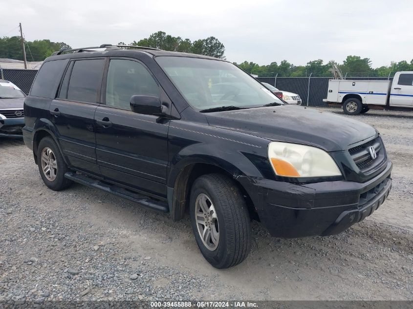 2004 Honda Pilot Ex-L VIN: 5FNYF18504B011885 Lot: 39455888