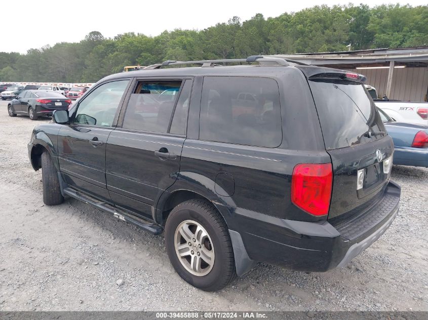 2004 Honda Pilot Ex-L VIN: 5FNYF18504B011885 Lot: 39455888