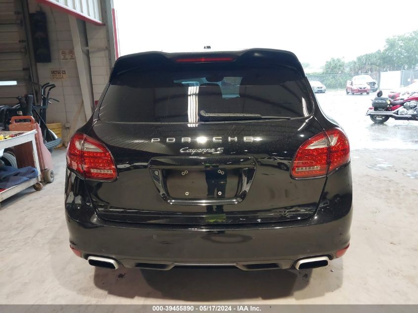 2013 Porsche Cayenne S VIN: WP1AB2A28DLA83805 Lot: 39455890