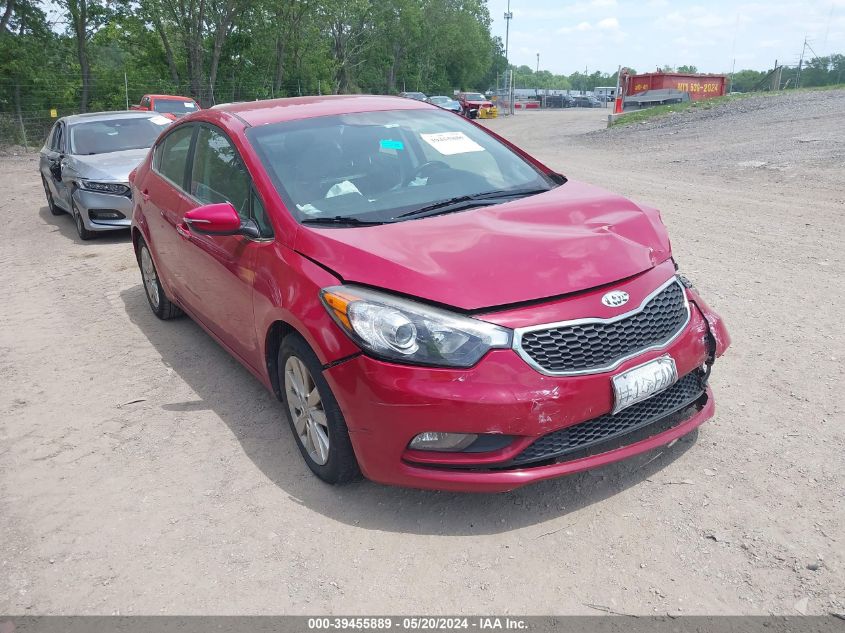 VIN KNAFX4A82E5104045 2014 KIA Forte, EX no.1