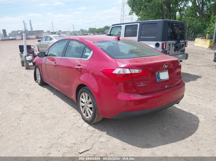 VIN KNAFX4A82E5104045 2014 KIA Forte, EX no.3