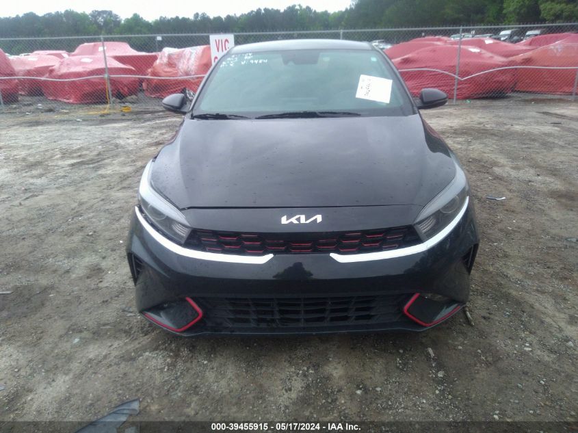 2022 Kia Forte Gt-Line VIN: 3KPF54AD9NE489484 Lot: 39455915