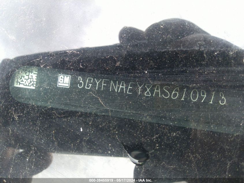 2010 Cadillac Srx Luxury Collection VIN: 3GYFNAEY8AS610913 Lot: 39455919