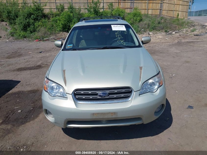 2006 Subaru Outback 2.5I Limited VIN: 4S4BP62C867337204 Lot: 39455920