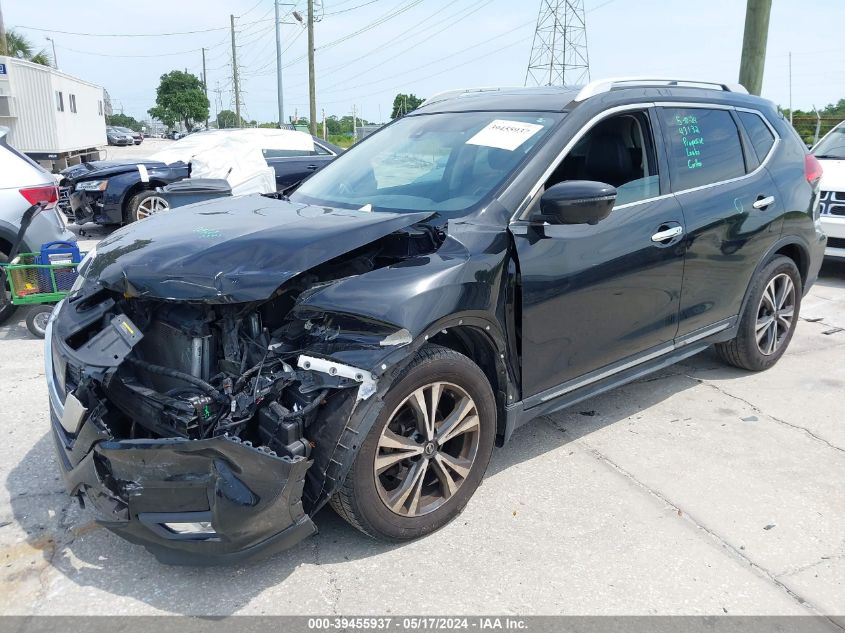 2017 Nissan Rogue Sl VIN: 5N1AT2MT6HC775016 Lot: 39455937