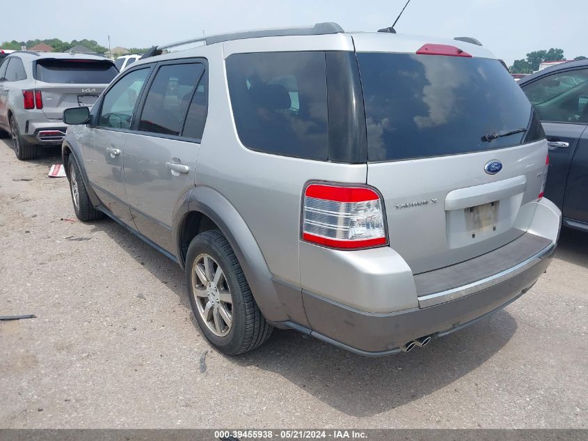 2008 Ford Taurus X Sel VIN: 1FMDK02W18GA11276 Lot: 39455938