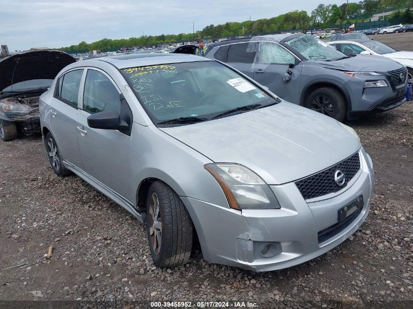 2012 Nissan Sentra 2.0 Sr VIN: 3N1AB6AP0CL784137 Lot: 39455952