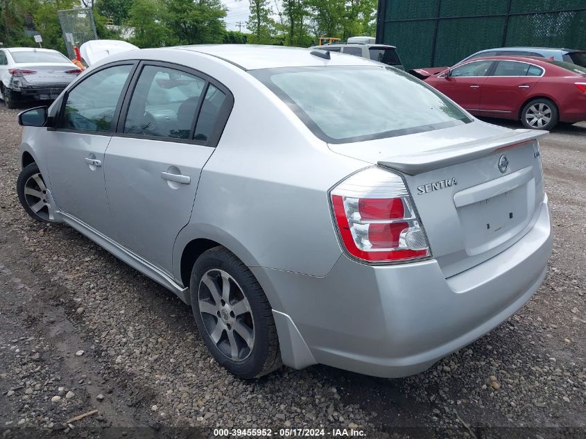 2012 Nissan Sentra 2.0 Sr VIN: 3N1AB6AP0CL784137 Lot: 39455952