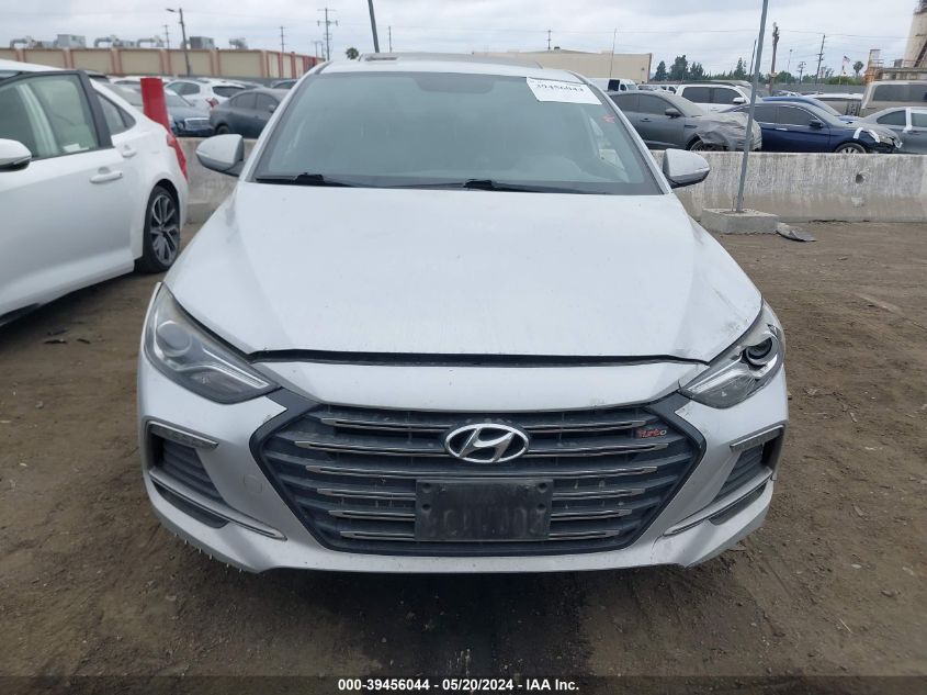 2018 Hyundai Elantra Sport VIN: KMHD04LB7JU507523 Lot: 39456044