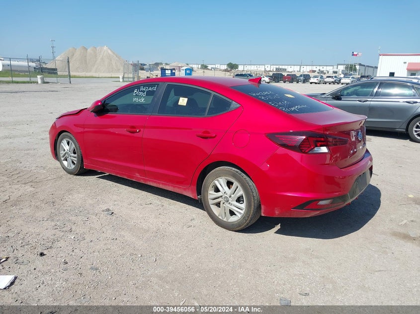 VIN 5NPD84LF5LH596943 2020 HYUNDAI ELANTRA SEL/VALUE/LIMITED