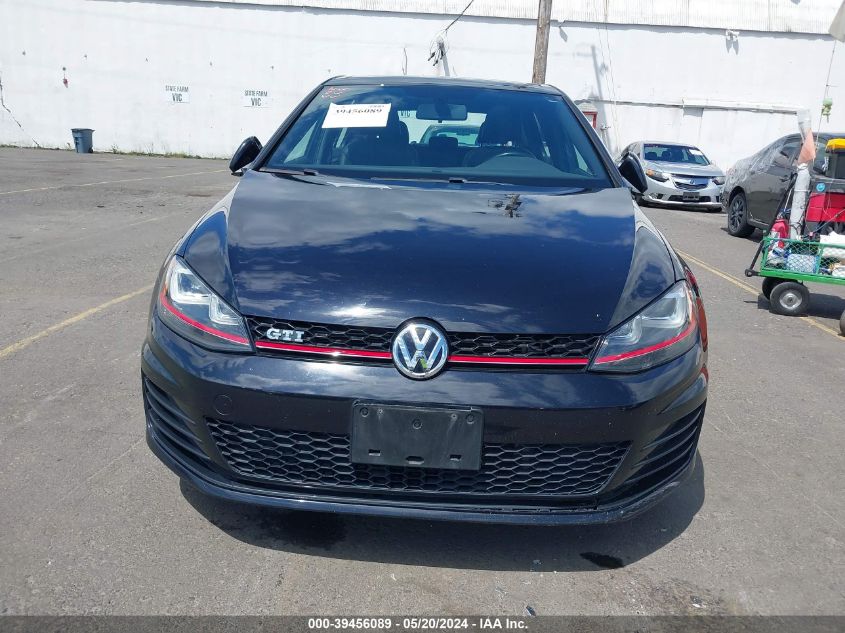 2016 Volkswagen Golf Gti Se 4-Door VIN: 3VW5T7AU4GM070094 Lot: 39456089