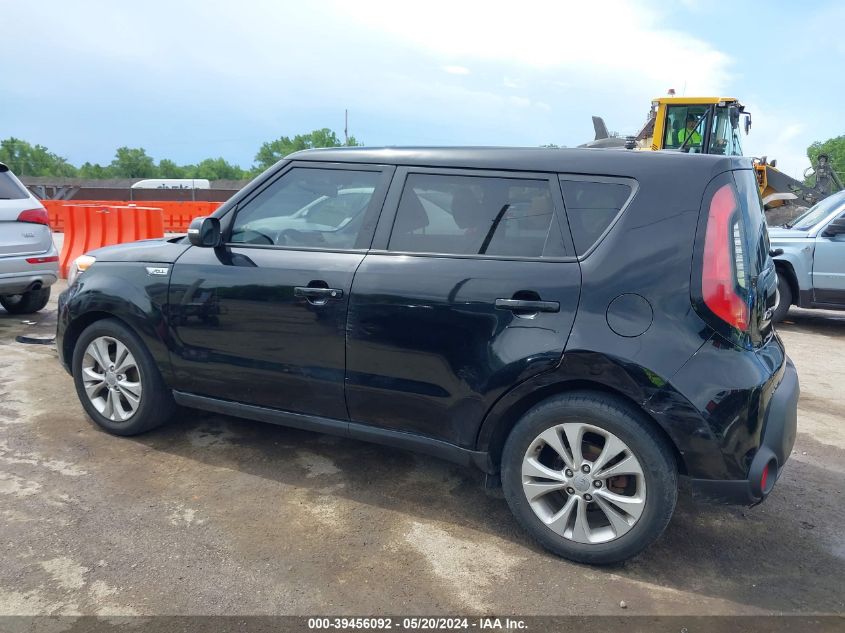 2014 Kia Soul + VIN: KNDJP3A55E7077683 Lot: 39456092