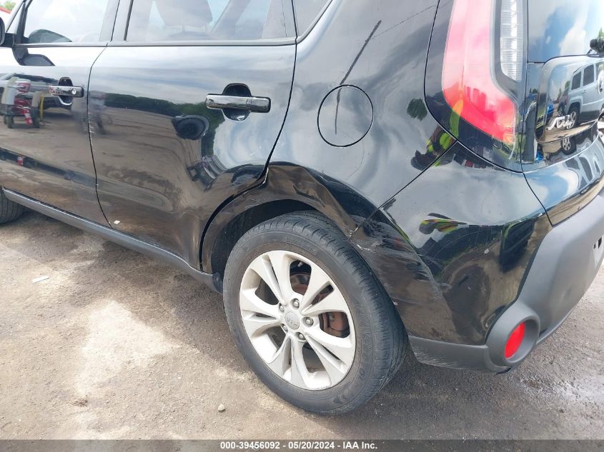 2014 Kia Soul + VIN: KNDJP3A55E7077683 Lot: 39456092