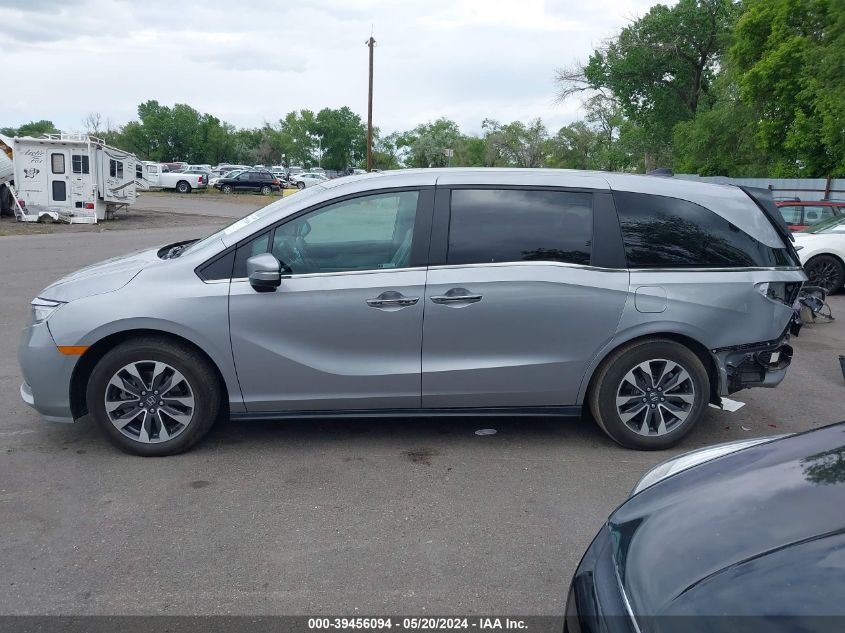 2022 Honda Odyssey Ex-L VIN: 5FNRL6H79NB048303 Lot: 39456094