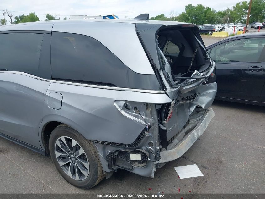 2022 Honda Odyssey Ex-L VIN: 5FNRL6H79NB048303 Lot: 39456094