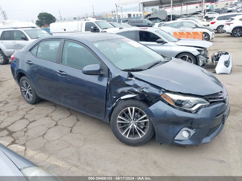 2016 Toyota Corolla Le Premium VIN: 5YFBURHE9GP416582 Lot: 39456103