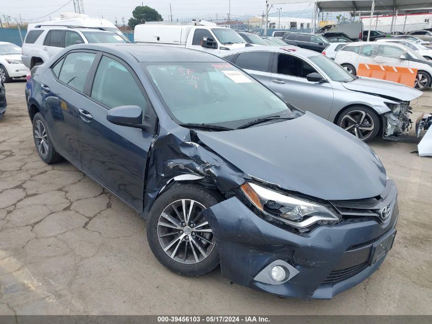 2016 Toyota Corolla Le Premium VIN: 5YFBURHE9GP416582 Lot: 39456103