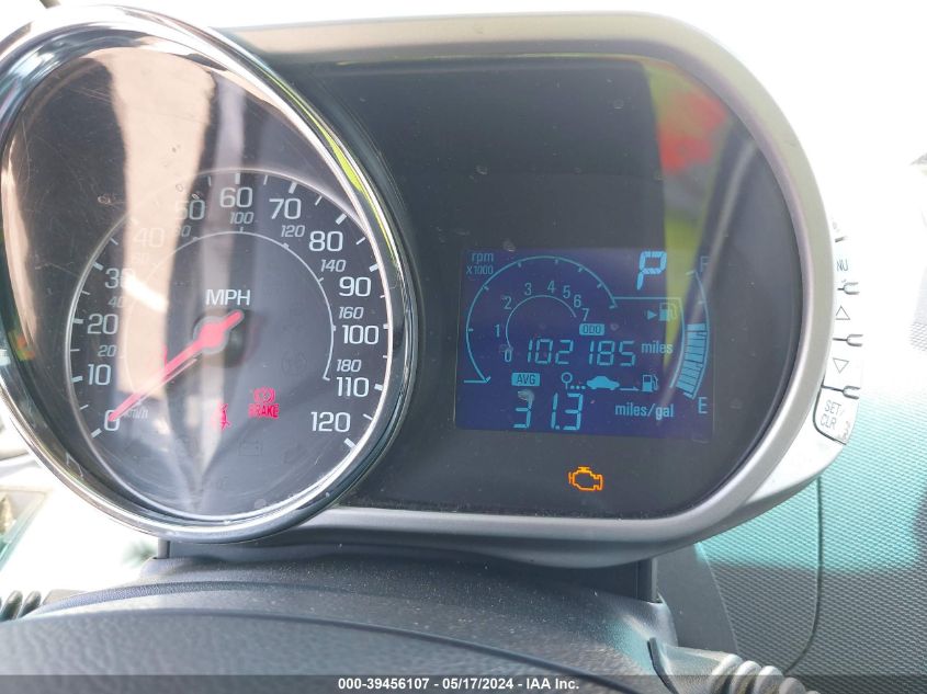 2014 Chevrolet Spark 1Lt Auto VIN: KL8CD6S92EC541582 Lot: 39456107