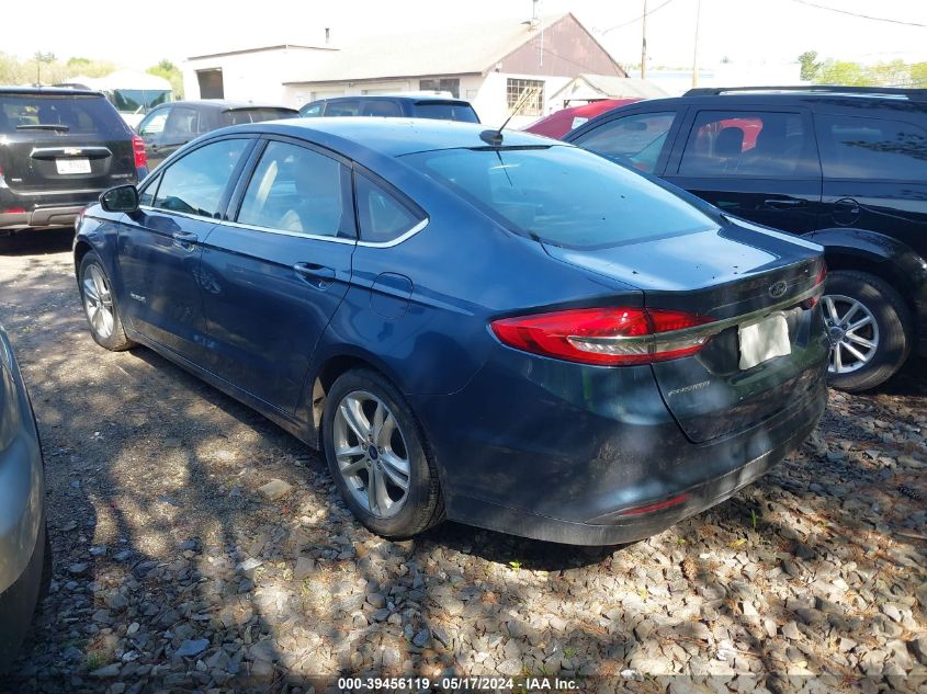 2018 Ford Fusion S Hybrid VIN: 3FA6P0UU9JR273657 Lot: 39456119