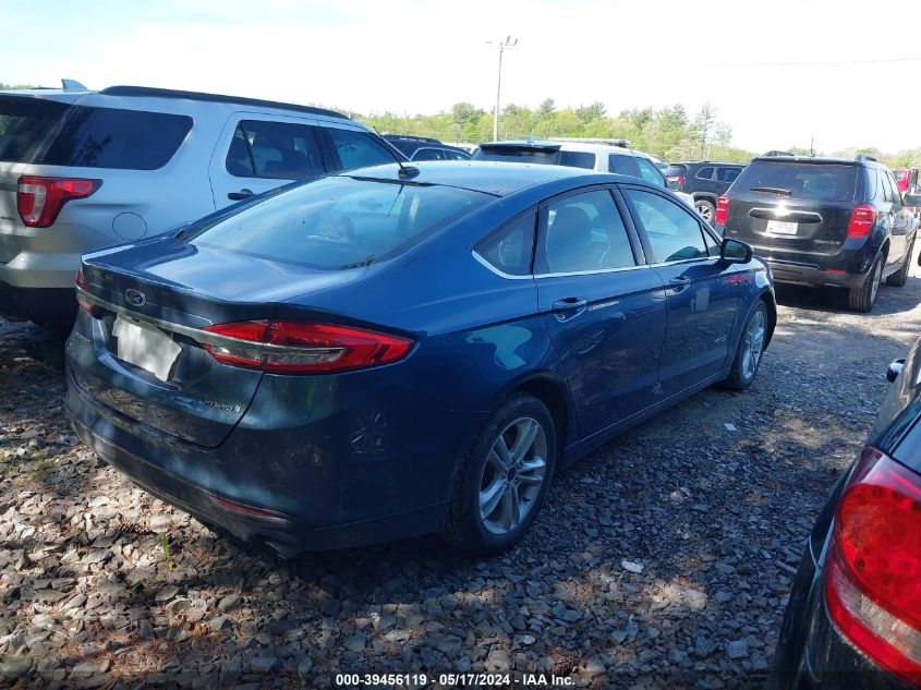 2018 Ford Fusion S Hybrid VIN: 3FA6P0UU9JR273657 Lot: 39456119