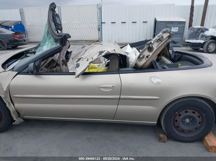 2002 Chrysler Sebring Lx VIN: 1C3EL45R42N206153 Lot: 39456123