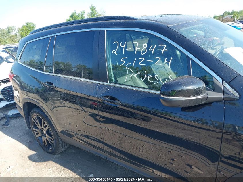 2022 Honda Pilot Awd Special Edition VIN: 5FNYF6H28NB094535 Lot: 39456145