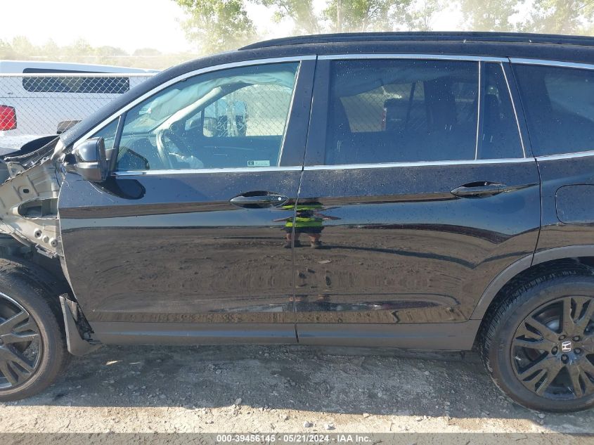 2022 Honda Pilot Awd Special Edition VIN: 5FNYF6H28NB094535 Lot: 39456145