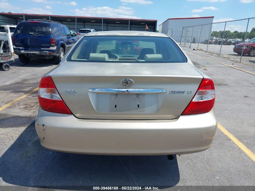 2003 Toyota Camry Le VIN: 4T1BE32K93U660363 Lot: 39456188