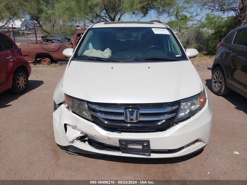 2016 Honda Odyssey Ex-L VIN: 5FNRL5H64GB132808 Lot: 39456210