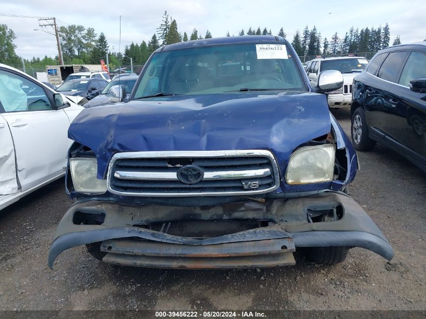 2002 Toyota Tundra Sr5 V8 VIN: 5TBRT341X2S278755 Lot: 39456222