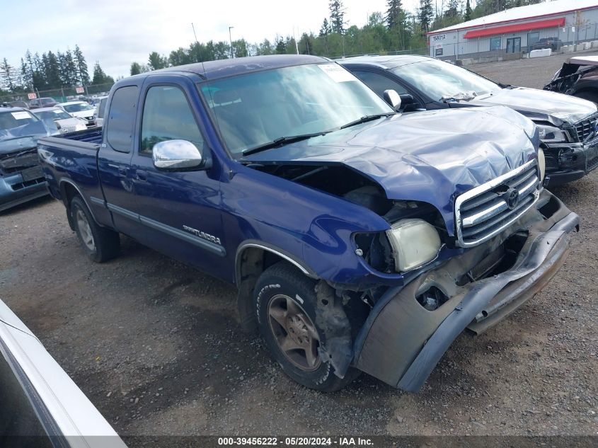 2002 Toyota Tundra Sr5 V8 VIN: 5TBRT341X2S278755 Lot: 39456222