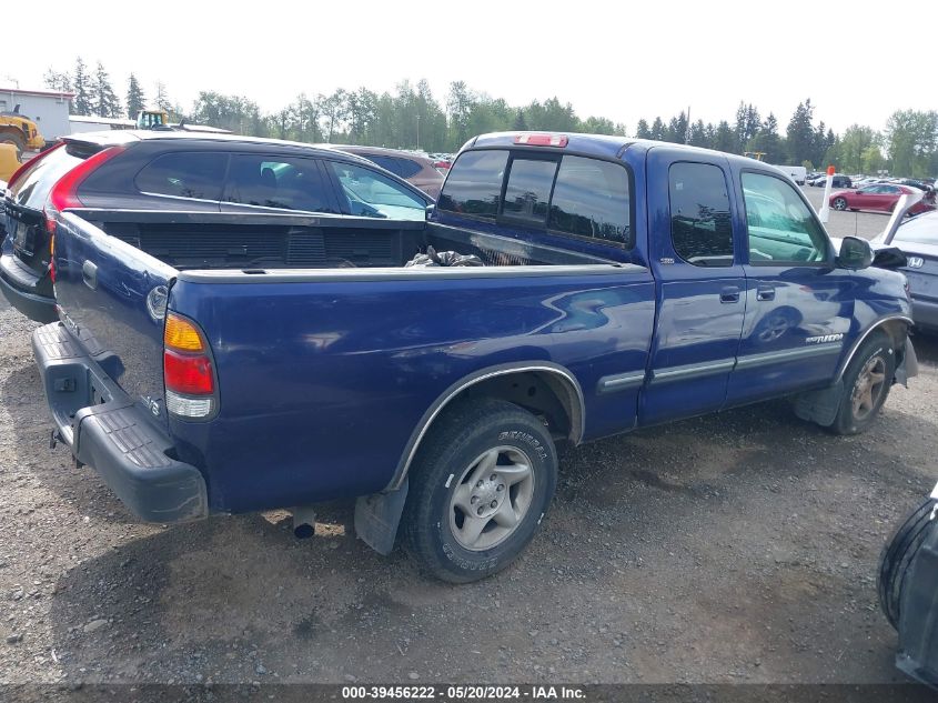 2002 Toyota Tundra Sr5 V8 VIN: 5TBRT341X2S278755 Lot: 39456222