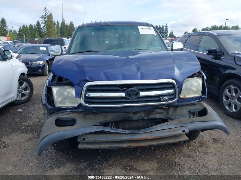 2002 Toyota Tundra Sr5 V8 VIN: 5TBRT341X2S278755 Lot: 39456222