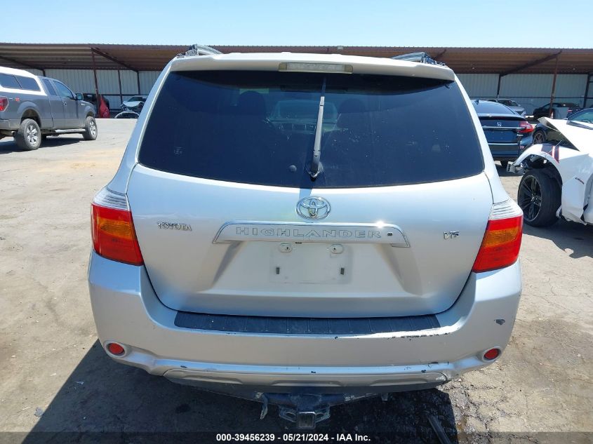 2008 Toyota Highlander Limited VIN: JTEDS42A582029563 Lot: 39456239