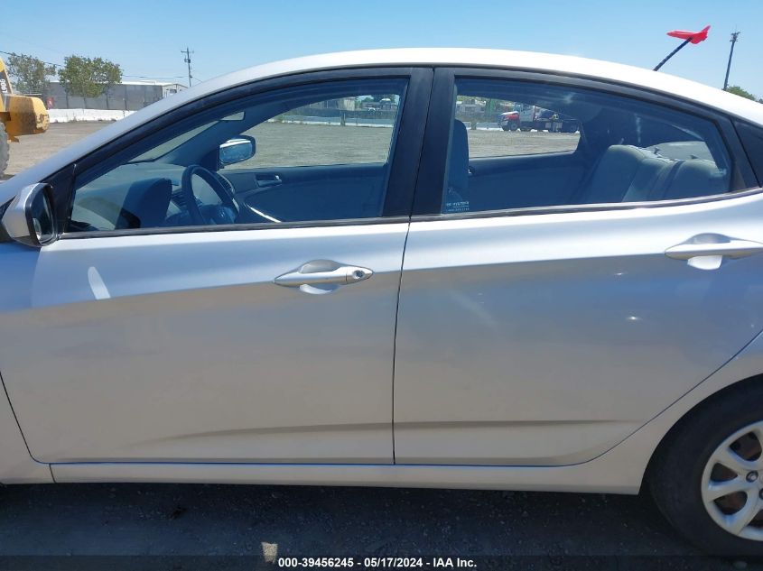 2012 Hyundai Accent Gls VIN: KMHCT4AE5CU203948 Lot: 39456245