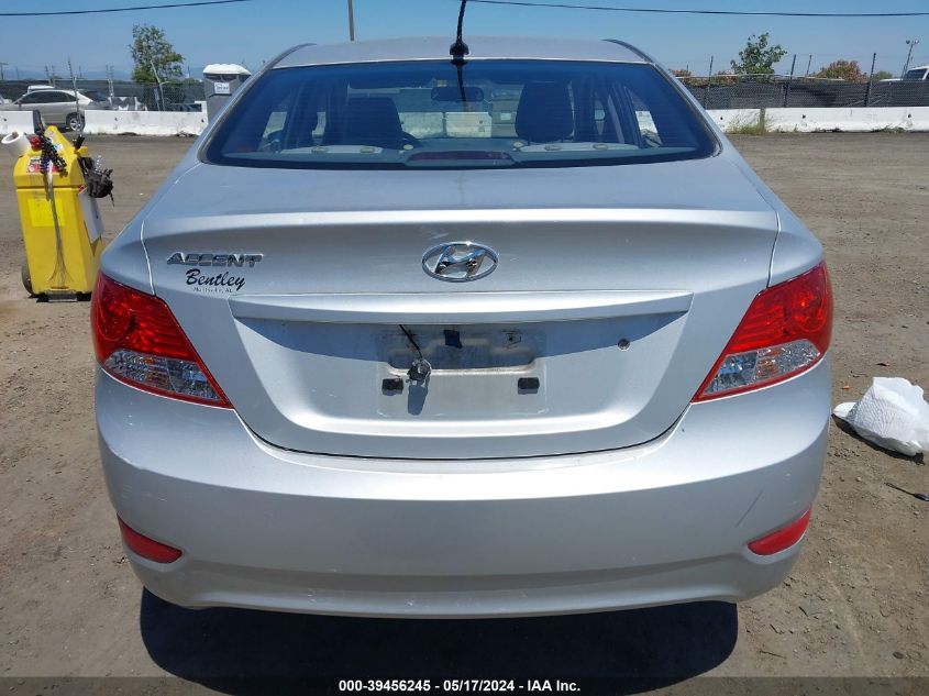 2012 Hyundai Accent Gls VIN: KMHCT4AE5CU203948 Lot: 39456245