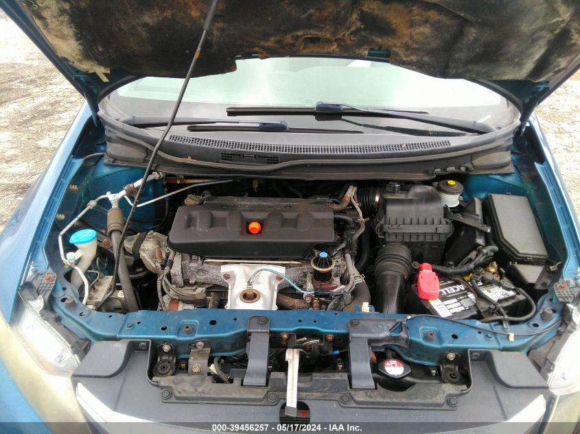 2012 Honda Civic Lx VIN: 19XFB2F56CE333897 Lot: 39456257