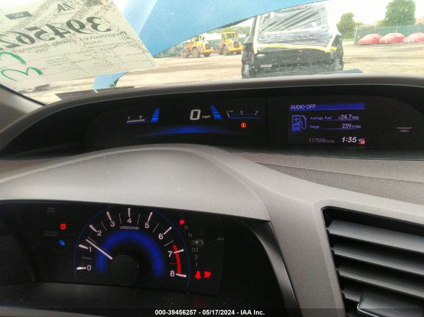 2012 Honda Civic Lx VIN: 19XFB2F56CE333897 Lot: 39456257