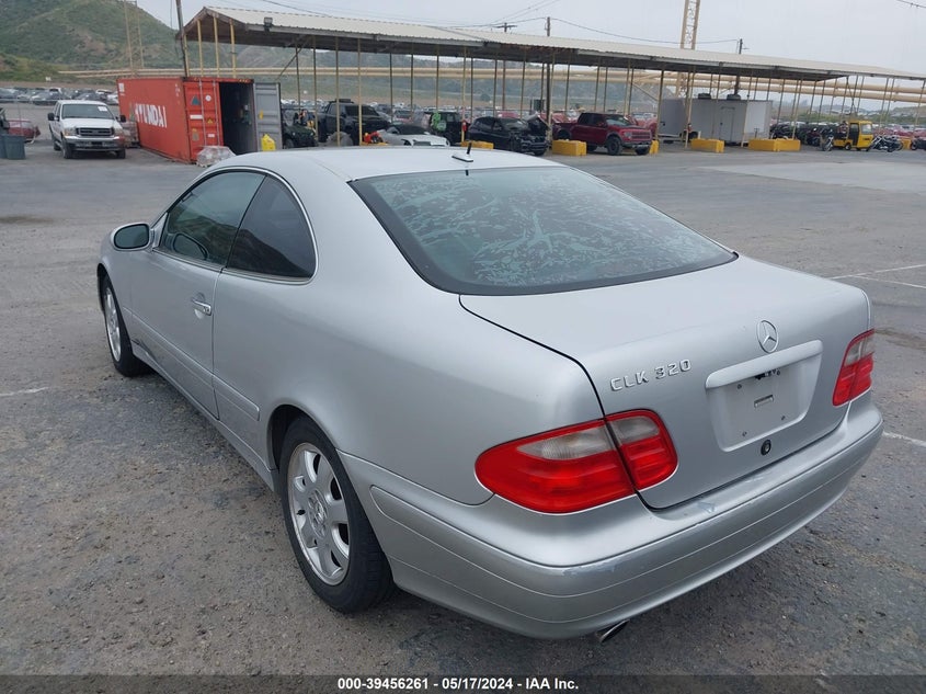 2002 Mercedes-Benz Clk 320 VIN: WDBLJ65G02F194045 Lot: 39456261