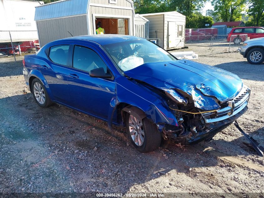 2014 Dodge Avenger Se VIN: 1C3CDZAB4EN144056 Lot: 39456262