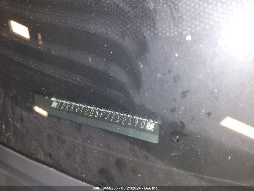 2015 GMC Acadia Denali VIN: 1GKKVTKD3FJ152390 Lot: 39456265