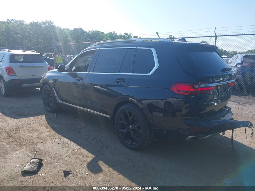 2020 BMW X7 xDrive40I VIN: 5UXCW2C02L9C69198 Lot: 39456278