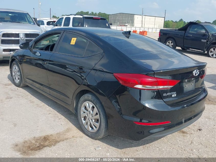 2017 Hyundai Elantra Se VIN: KMHD74LFXHU337974 Lot: 39456287